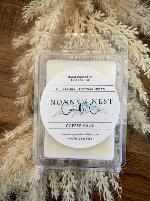 Coffee Shop Soy Wax Melts (Clamshell)
