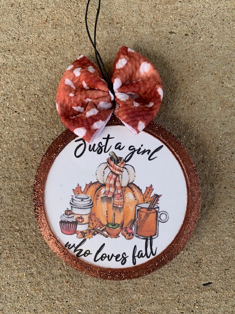Just A Girl Who Loves Fall - Air Freshener
