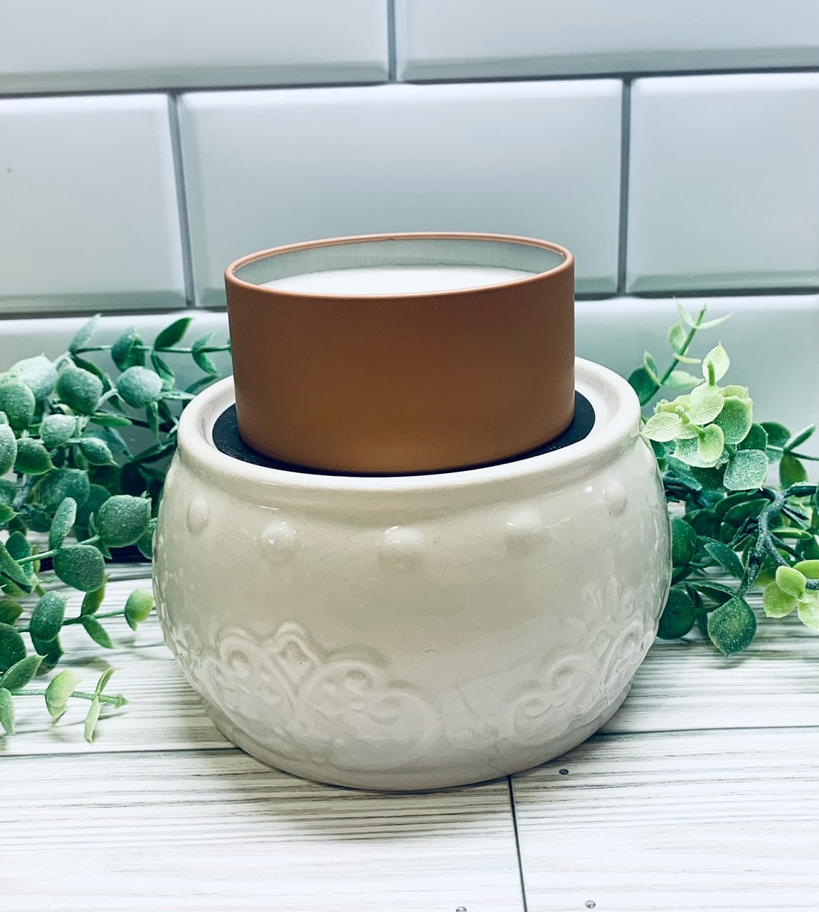 Copper Wickless Candle Tin
