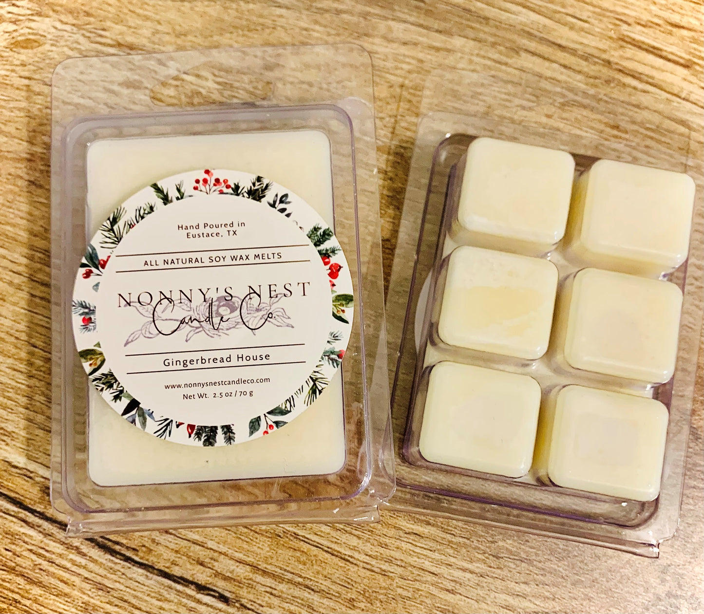 Gingerbread House Soy Wax Melts (Clamshell)